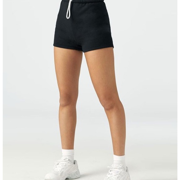 Joah Brown Fitted Terry Sweat Short Black